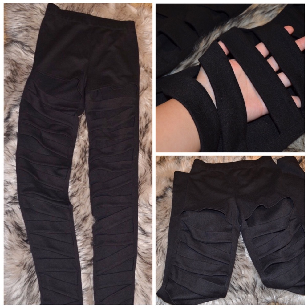 Goth/Punk Cut Leggings🖤